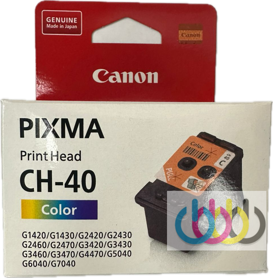 Canon QY6-8037, CH-40, Canon Pixma G1420, Canon G1430, Canon G2420, Canon G2430, Canon G2460, Canon G2470, Canon G3420, Canon G3430, Canon G3460, Canon G3470, Canon G4470, ​​Canon G5040, Canon G6040, Canon G7040, Color