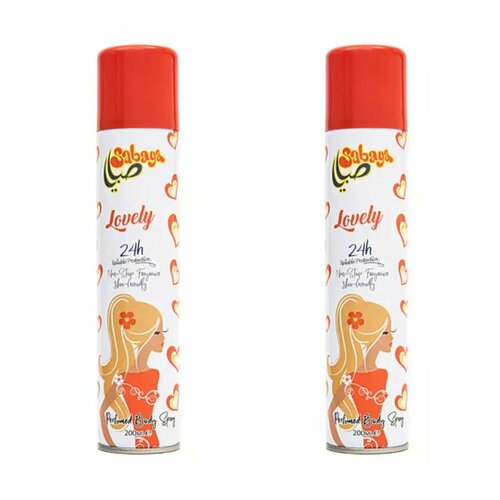 ATAK Sabaya Lovely Дезодорант женский, 200 мл, 2 штуки.