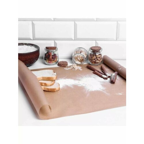 Бумага для выпечки силиконизированная коричневая 38 х 6 м 561₽