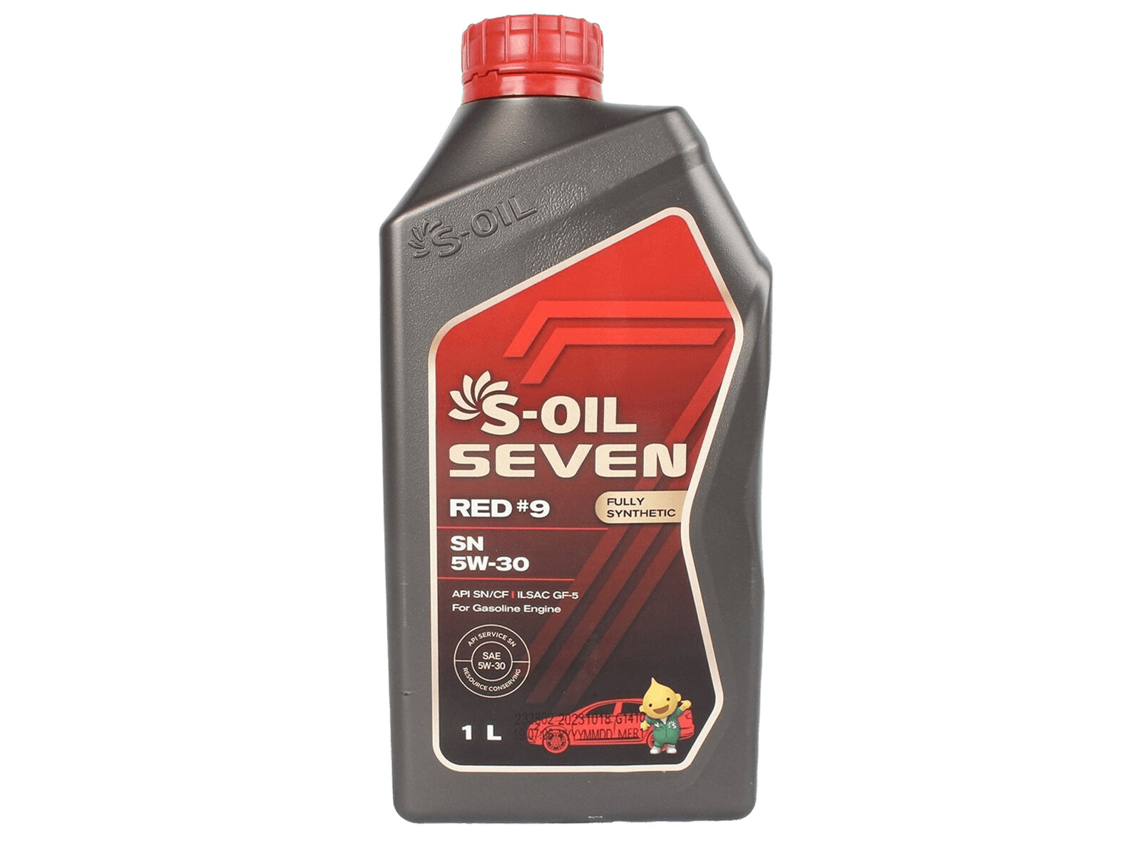 Масло моторное S-OIL SN 5W30 RED 9 1л E107628