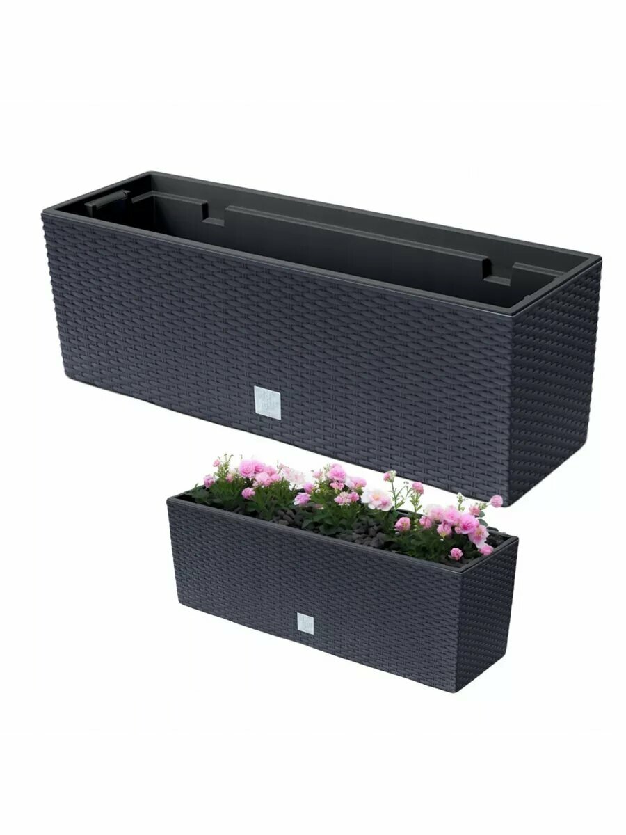 фото Кашпо Rato case 58х18х20см умбра DRC600-440U