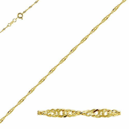 Цепь Юверос, золото, 585 проба, длина 50 см, средний вес 2.06 г