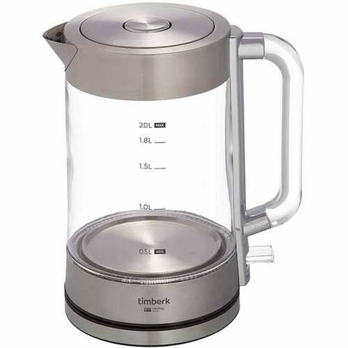 Чайник электрический Timberk T-EK27G04 стекло 2200Вт 2л белый 4375₽