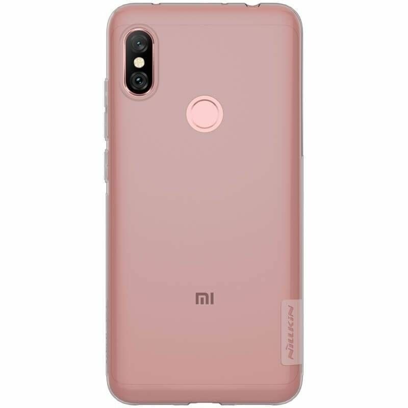 Накладка силиконовая Nillkin Nature TPU Case для Xiaomi Redmi Note 6 / Xiaomi Redmi Note 6 Pro прозрачно-черная