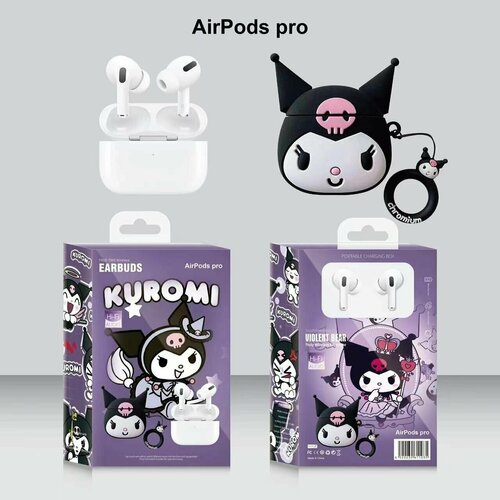 Беспроводные наушники EARBUDS Куроми с системой активного шумоподавления чёрные 2999₽