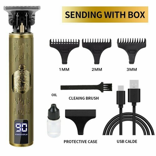 Электрическая машинка для стрижки волос модель T9 с ЖК-дисплеем 62200₽