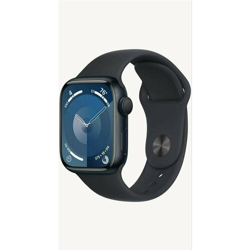 Умные часы Apple Watch Series 9 GPS 45mm Midnight Aluminium Case with Midnight Sport Band - ML 4850000₽