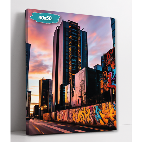 Интерьерная картина 40х50 Город 899₽