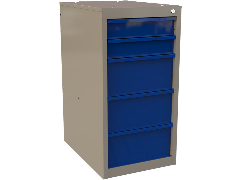 Тумба инструментальная с 5 ящиками, 830х420х600 мм, MasterLine ML5