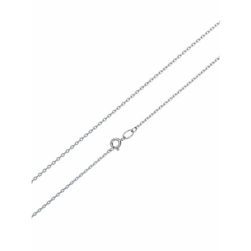 Цепь ZLATBERRY, серебро, 925 проба, родирование, длина 45 см, средний вес 2.81 г, , серебристый