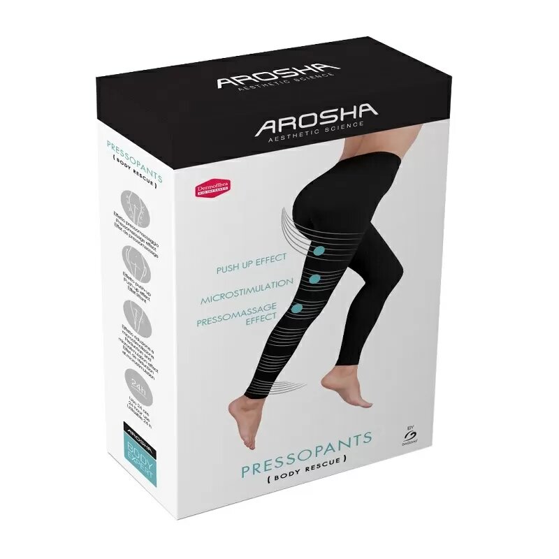 Arosha Pressopants Dermofibra Leggins M Легинсы из Дермафибры с Био-Инфракрасным, дренирующим и подтягивающим эффектом (размеры: M)