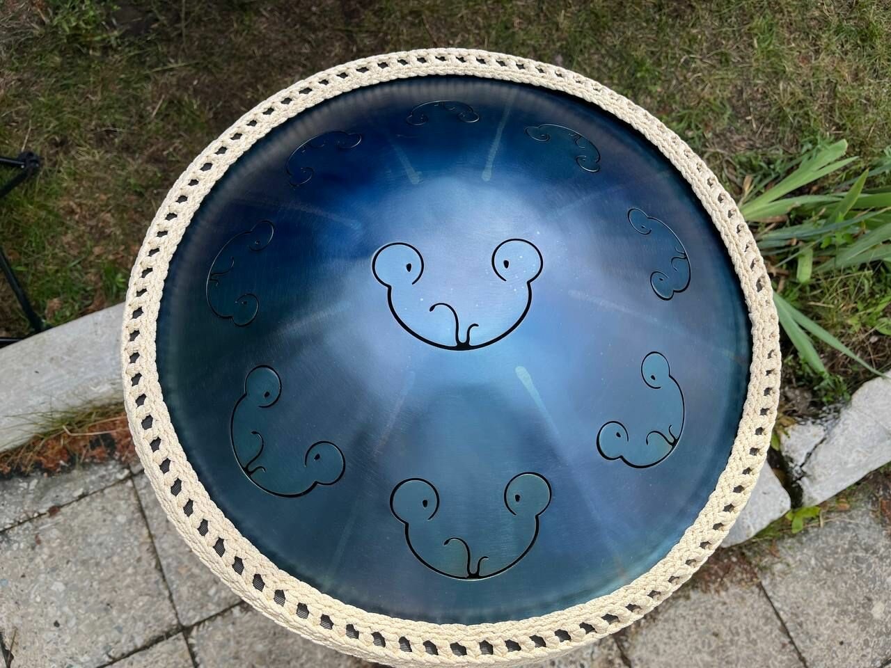 Язычковый барабан C Golden gate Frog Drums ханг, язычковый барабан, handpan, drum, hangpan, фимбо