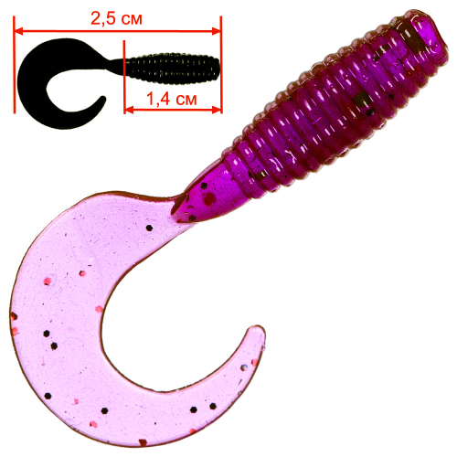 Силиконовая приманка CF Angry Spin 1
