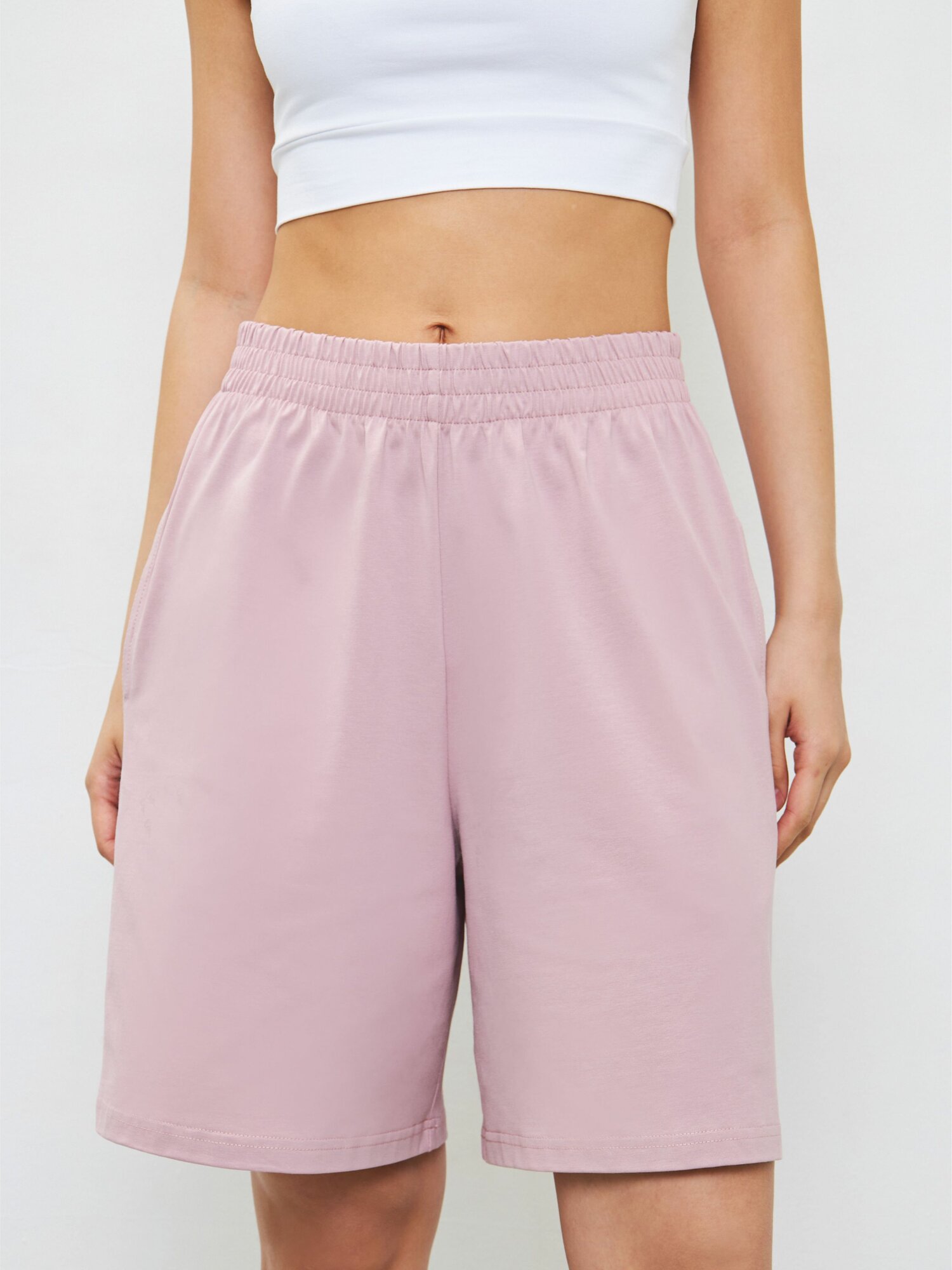 Бермуды Телодвижения, размер 48, пыльная роза