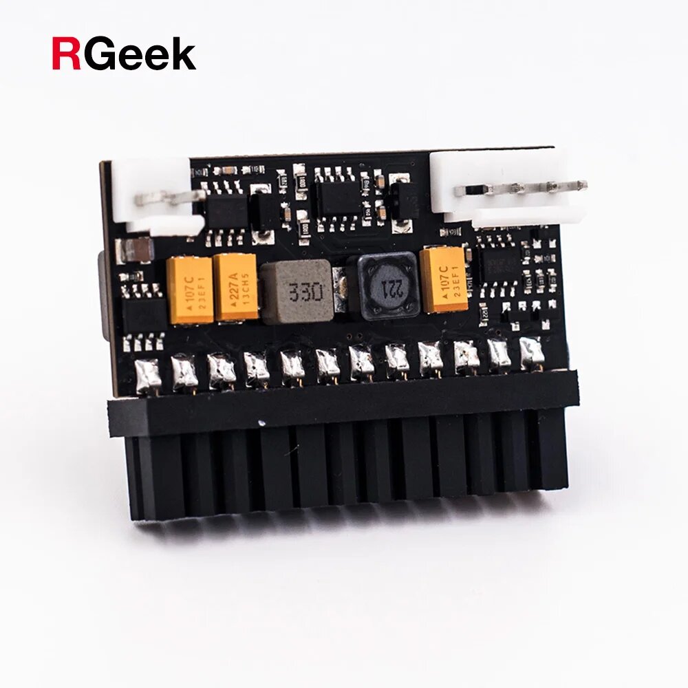 Вход постоянного тока RGEEK Φ 150W 24pin модуль питания Swithc Pico PSU Auto Mini ITX DC-ATX модуль питания ITX
