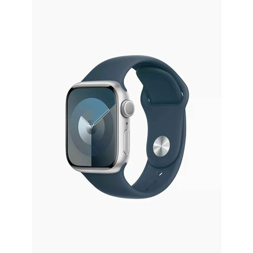Умные часы Apple Watch Series 9 45 мм Aluminium Case SilverStorm Blue Sport B SM 51590₽