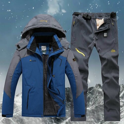 Изображение товара Мужской зимний открытый теплый костюм/Альпинистский костюм/зима(от -30 до +20)