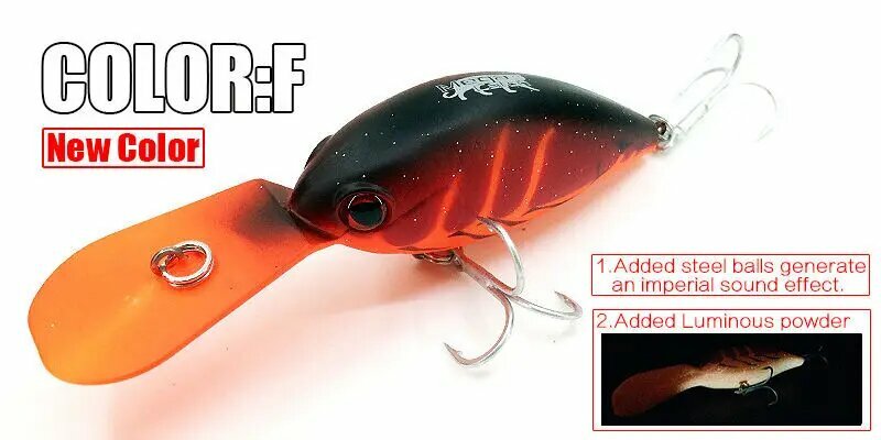 Bearking-профессиональная рыболовная приманка Crank 65 мм 16G 6 цветов на выбор 25-32 м жесткая приманка гольян Оранжевый