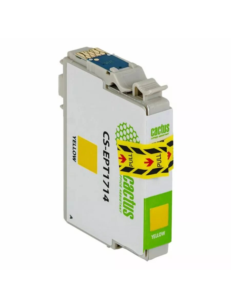 Картридж Cactus CS-EPT1714 для Epson Expression Home XP-33 103 203 207 303 306 403 406 желтый - фото №8