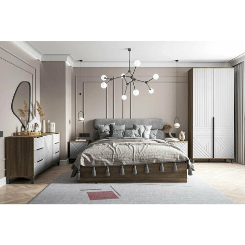 Комплект мебели для спальни Палау comp 2 ТабакБелый софт 53262₽