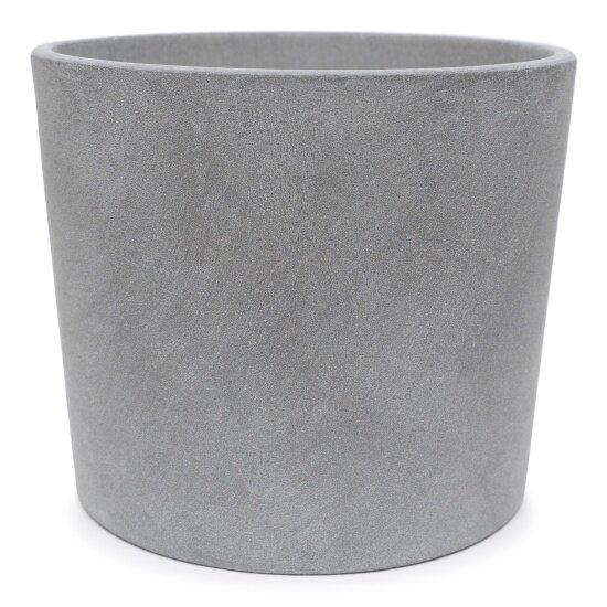 Кашпо Композит Кедр  3 Замша  18 см  2 7 л  серый  бетон  КЗ Ке3к 305 22 