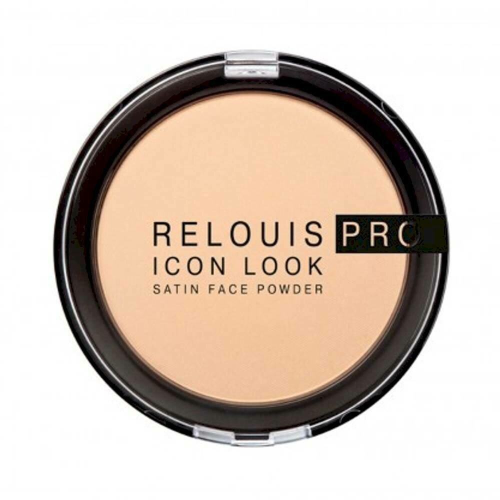 Пудра компактная RELOUIS PRO Icon Look Satin Face Powder, тон 01, Relouis