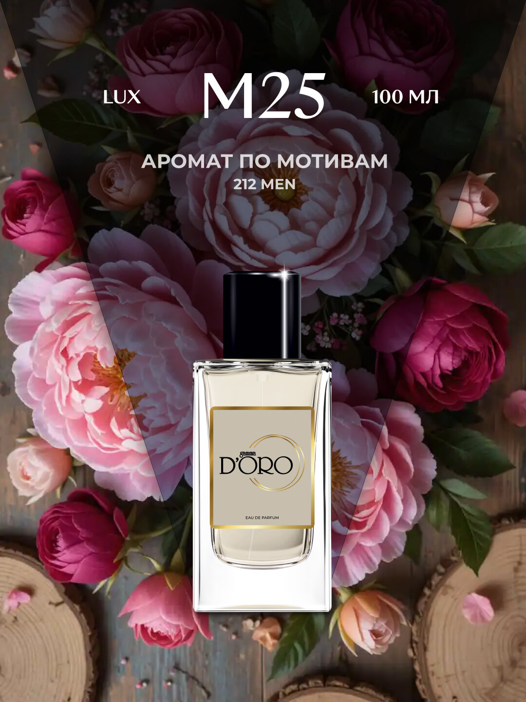 Парфюмерная вода для мужчин Gamma D'oro M25, по мотивам 212 Men, 50 мл.