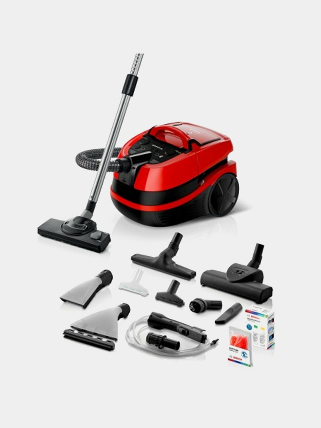 Моющий пылесос BOSCH BWD421PET Serie 4, 2100Вт, аквафильтр, телескопическая труба