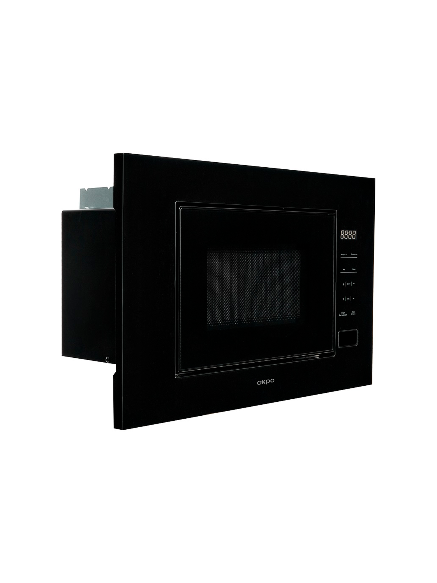 Встраиваемая микроволновка для кухни черная AKPO MEA 72007 DTP BL