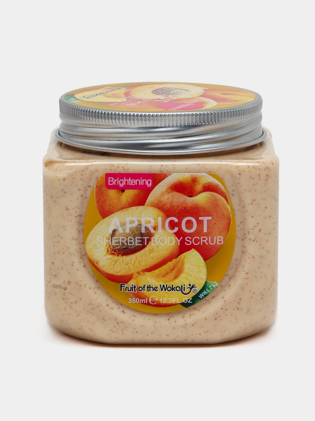 Скраб для тела Wokali "Sherbet Body Scrub", очищающий, для лица и тела, 500мл
