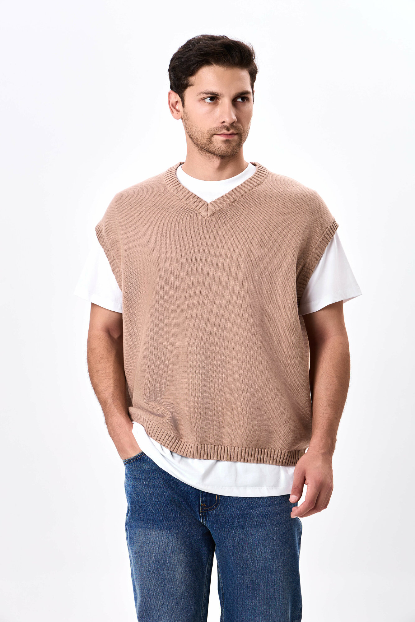 Жилет спортивный TERRA PRO, размер XL, beige