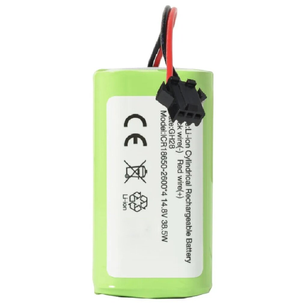 Аккумулятор для пылесоса ELARI SmartBot Turbo, Mamibot EXVAC660, DEXP MMB-300 h18650ch-4s1p INR18650 M26-4S1P 2600mAh