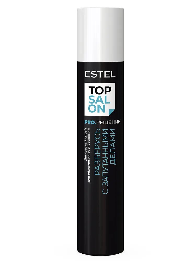 ESTEL PROFESSIONAL Спрей для волос двухфазный TOP SALON PRO. РЕШЕНИЕ для легкого расчесывания 300 мл
