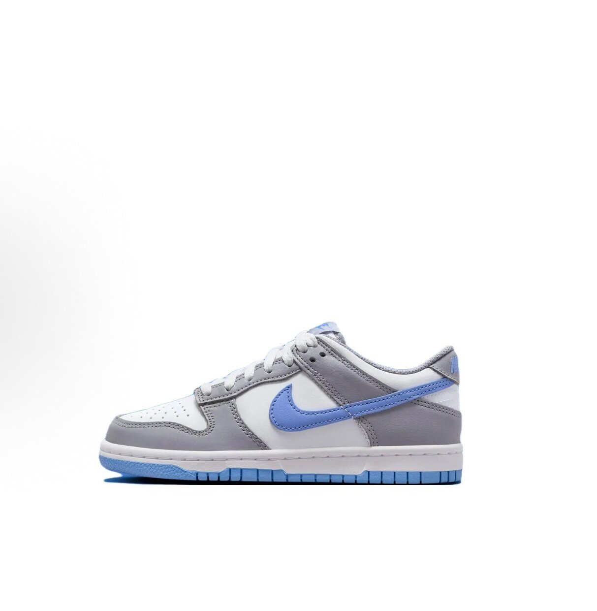 Кроссовки NIKE Dunk, размер 24.5 СМ, Black/Thunder Grey/Gunsmoke/Royal Pulse