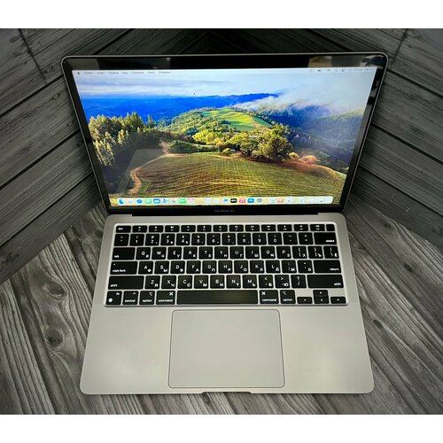 Apple MacBook Air 13 2020 2560x1600 Apple M1 RAM 8 ГБ DDR4 SSD 512 ГБ Apple graphics 8-core macOS серый Уценка 6499000₽