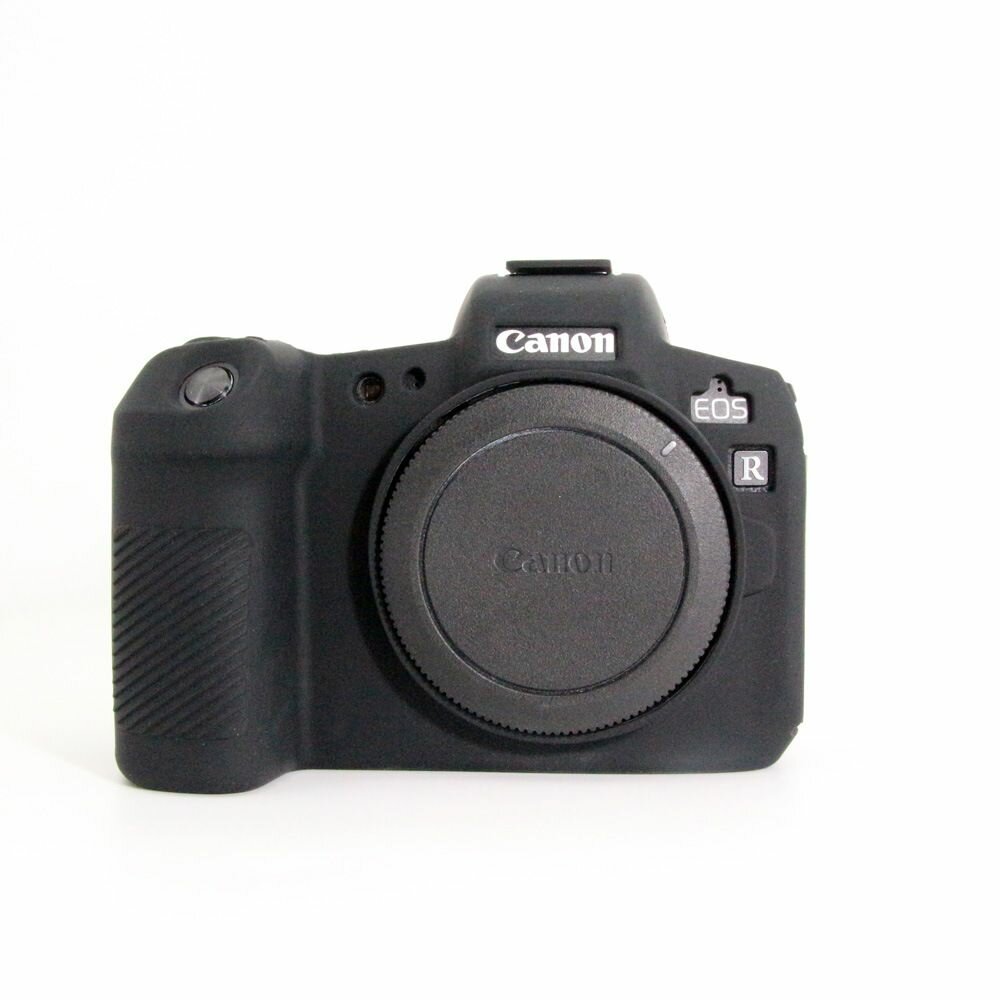 Силиконовый чехол для фотоаппарата Canon EOS R черный