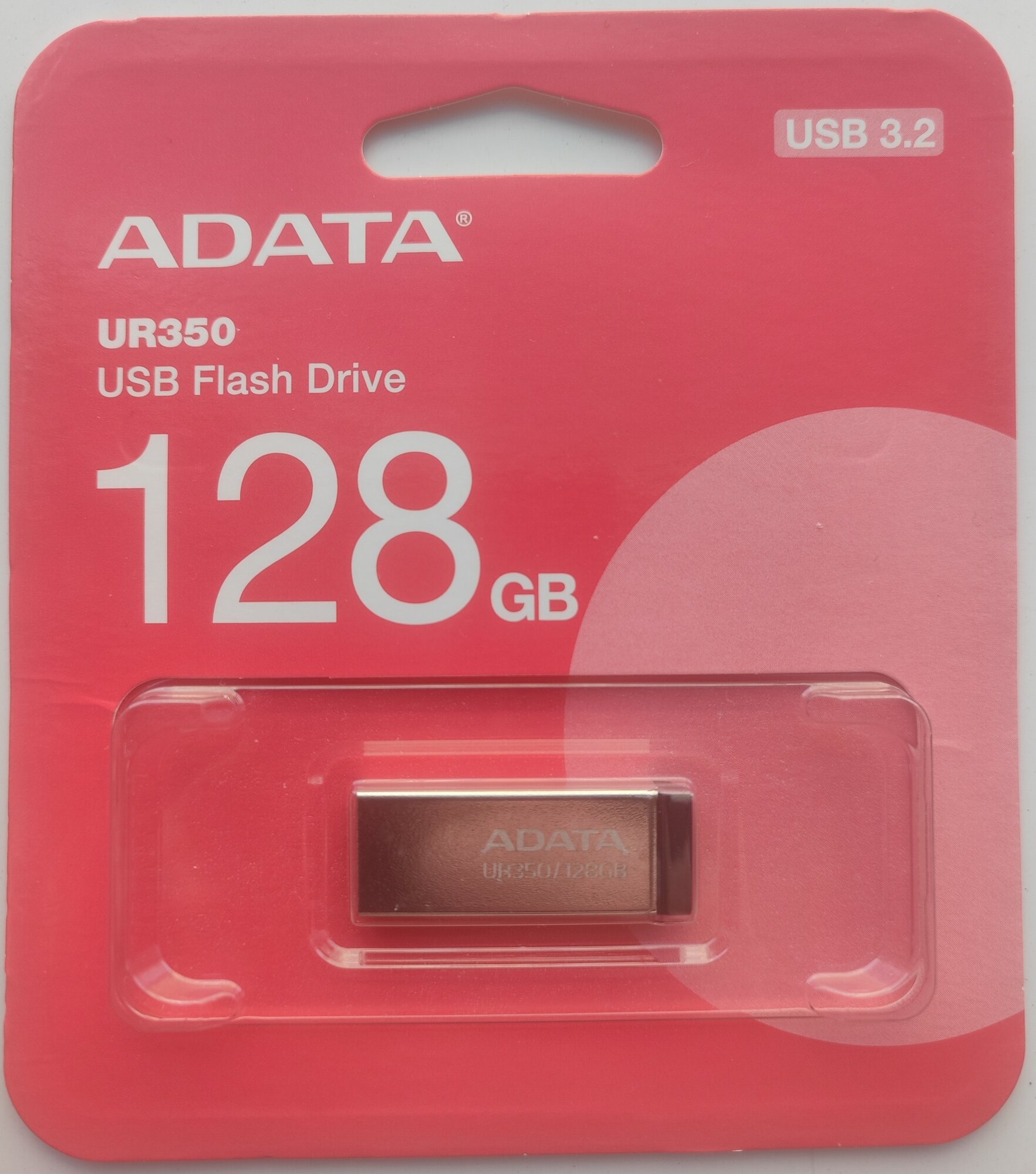 Супербыстрая флэшка ADATA UR350 - 128 Гб - 5 Гб/сек - USB 3.2 Gen1