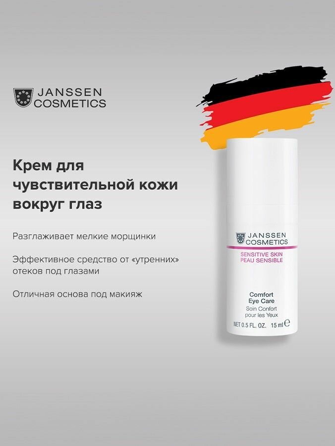 Janssen Cosmetics Крем для чувствительной кожи вокруг глаз Comfort Eye Care 15 мл