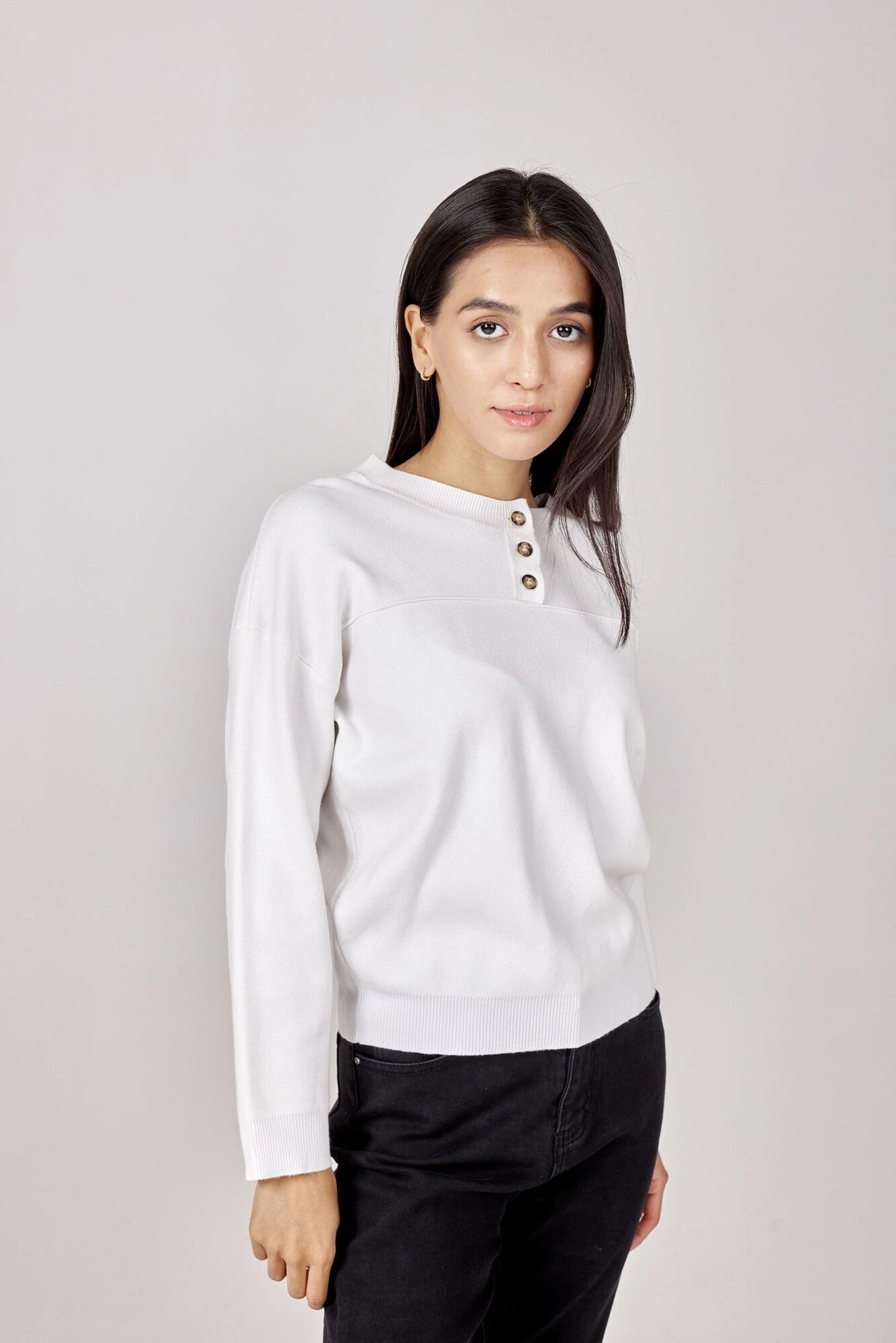 Джемпер Selfie, размер M, белый — фото 1