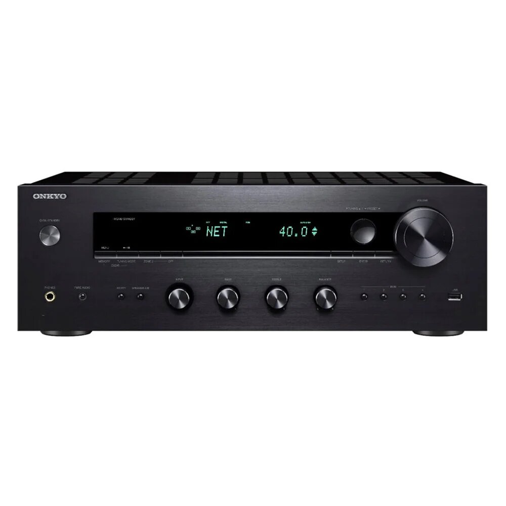 Ресивер Onkyo "TX-8470", 120Вт, Bluetooth 5.0, Wi-Fi, пульт ДУ, черный