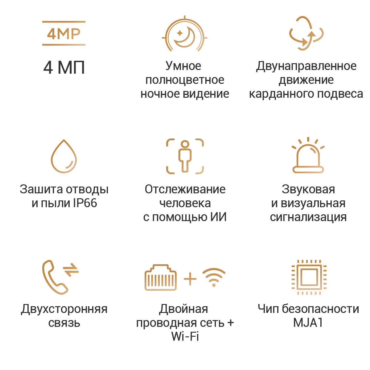 Xiaomi CW300 EU в разобранном виде: кронштейн, кабель PoE