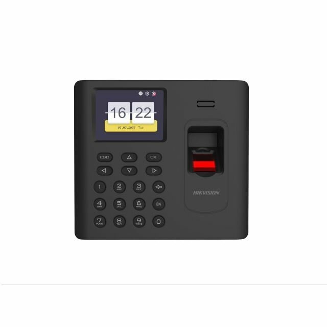 Терминал HIKVISION учета рабочего времени со встроенными считывателями Mifare карт и - фото №1