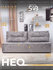 Диван кровать прямой "Нео", механизм "выкатной". Велюр, Симпл-16