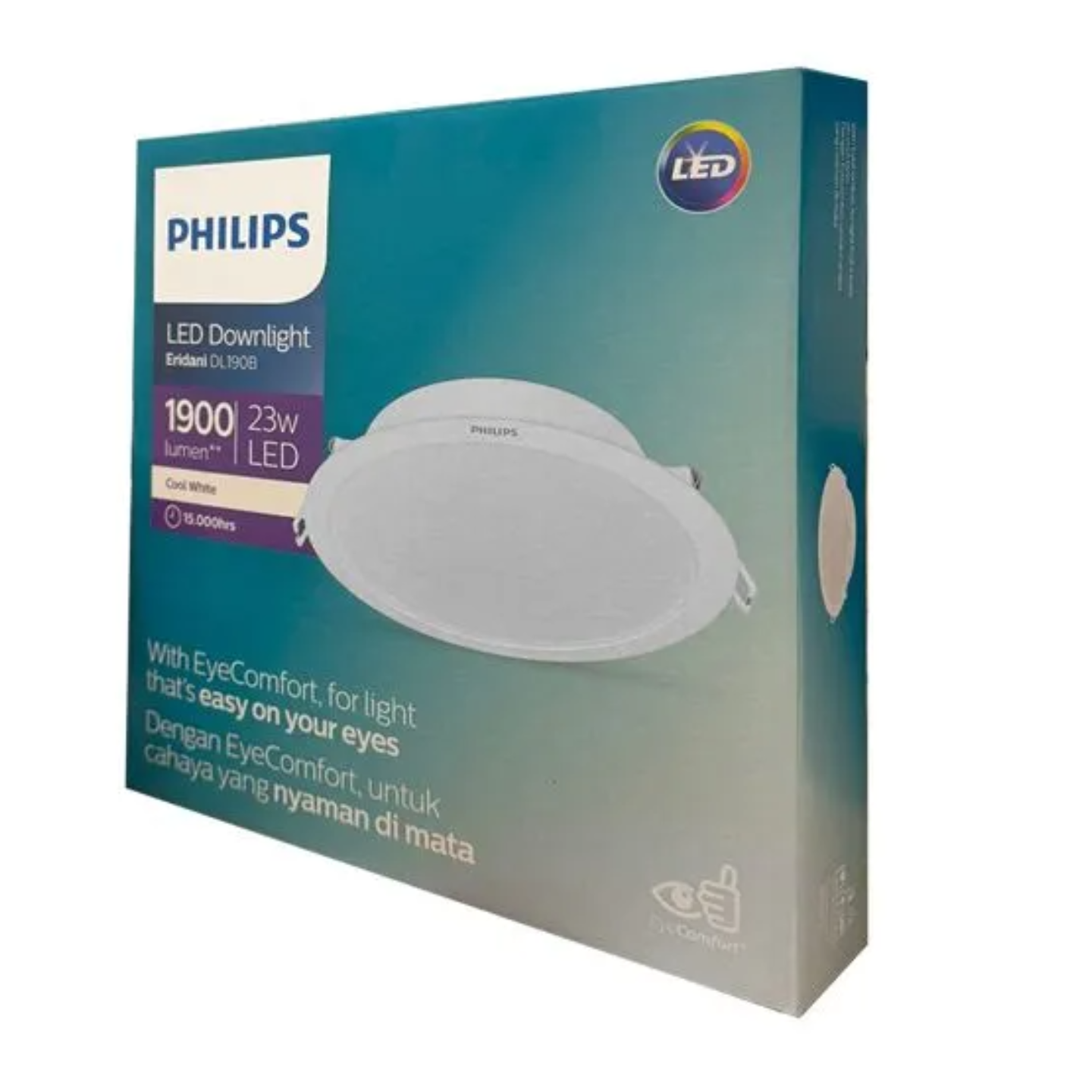 Светильник светодиодный встраиваемый 23W/4000K D-225 H-35 Eridani DL190B LED18 D200 PHILIPS