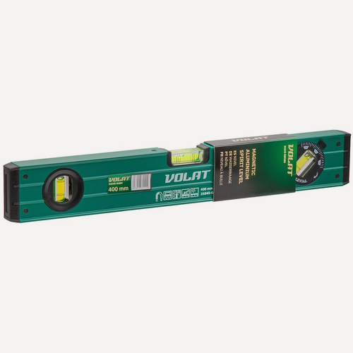 Изображение товара Уровень строительный магнитный пузырьковый 400 мм волат (31045-040M)