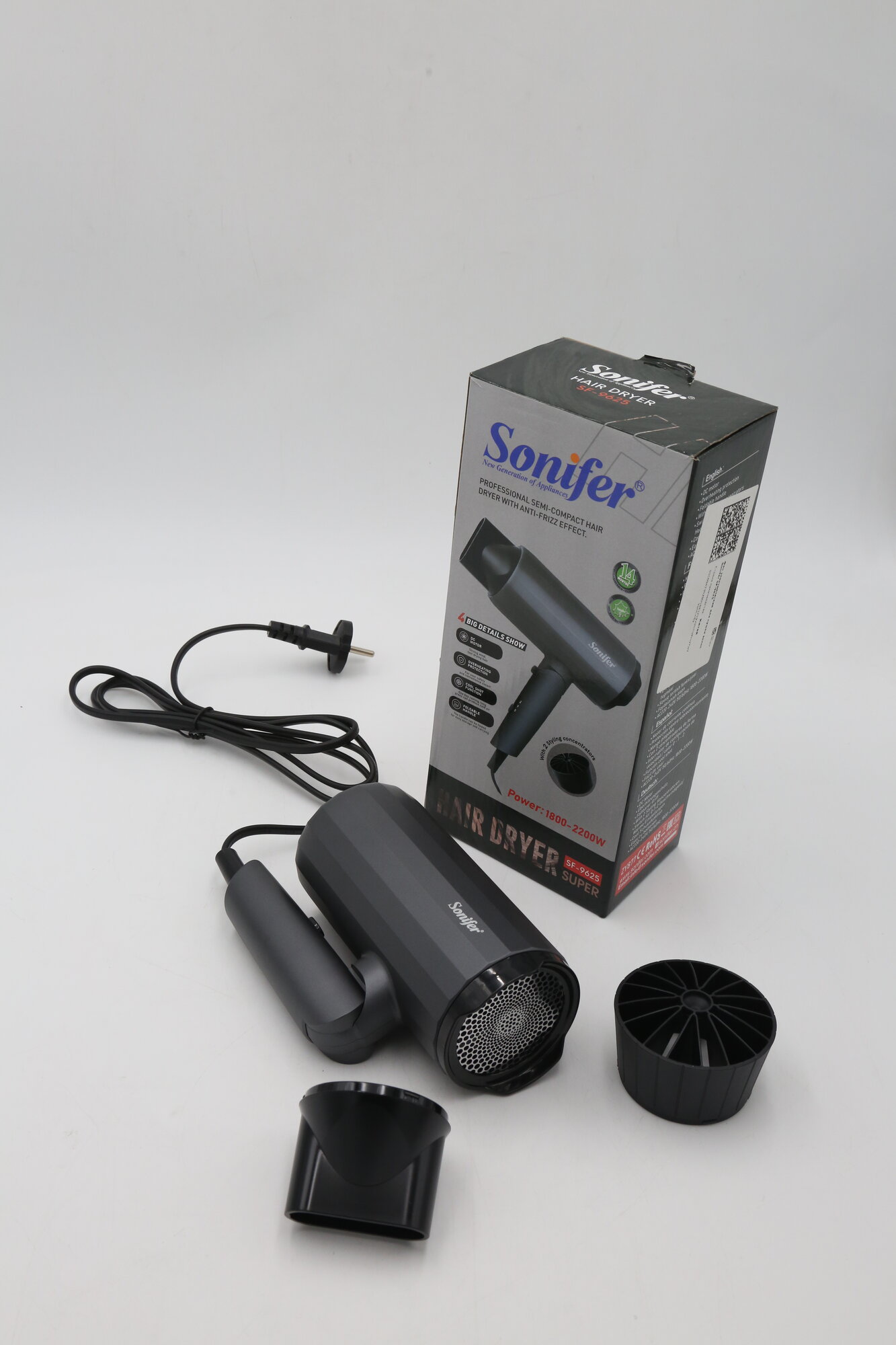 Фен для волос SONIFER SF-9625 1шт 1х24