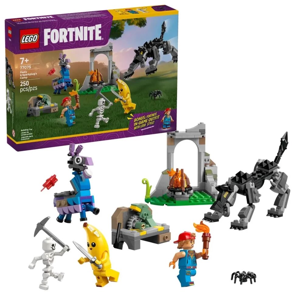 Конструктор LEGO Fortnite 77075 Лагерь Пили и Спаркплага