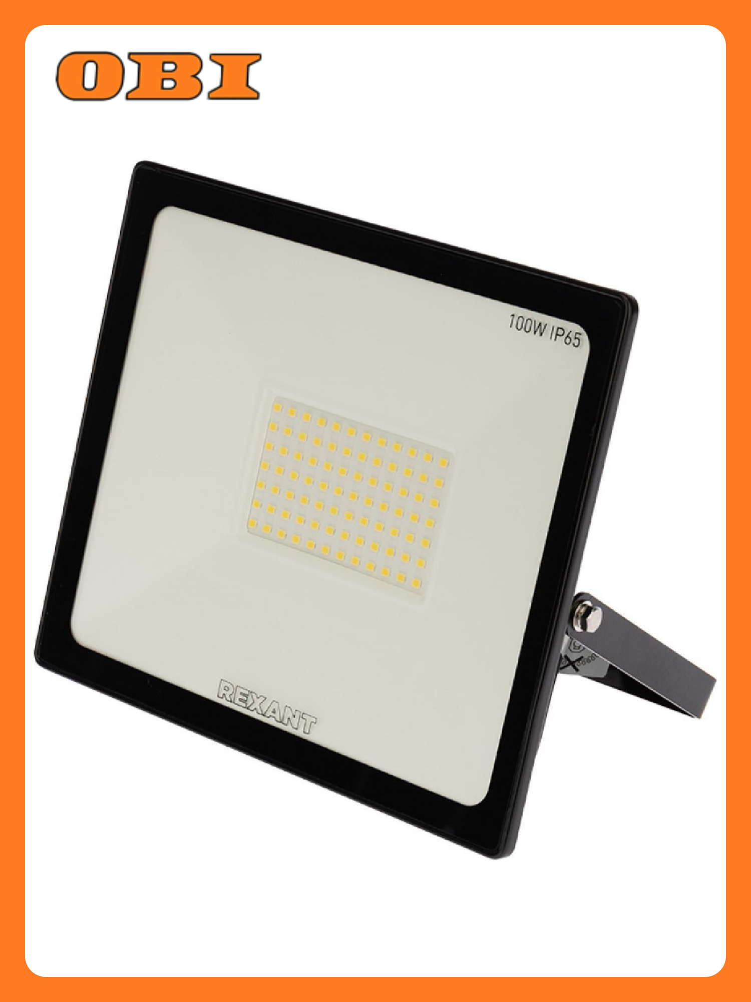 Прожектор REXANT СДО LED 100 ватт холодный белый свет угол рассеивания 120 градусов