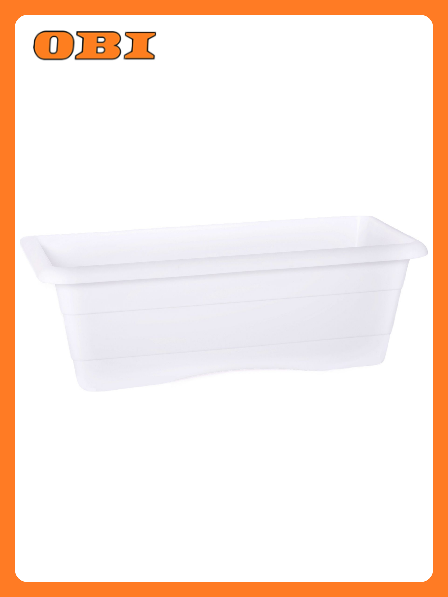 Ящик балконный GARDENPLAS белый 40 см