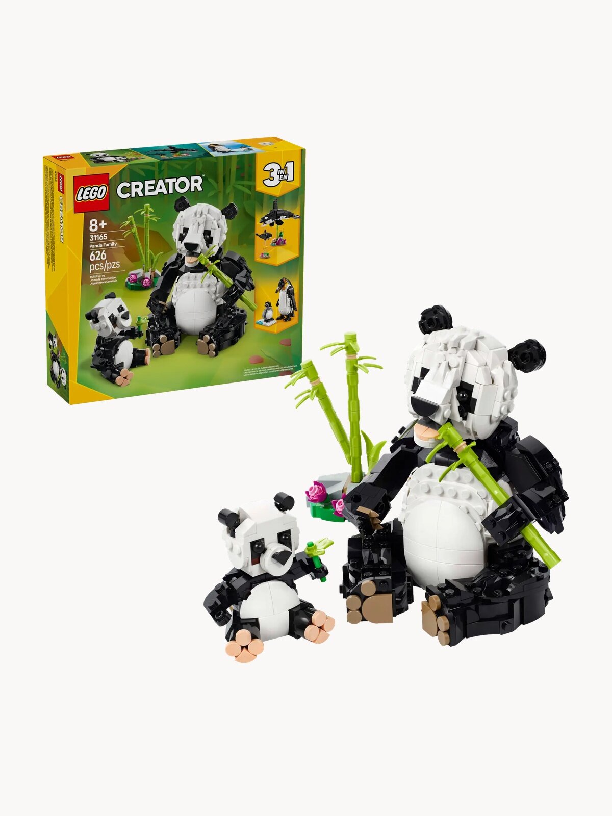Конструктор LEGO Creator 31165 Дикие животные: Семья панд, 626 дет.